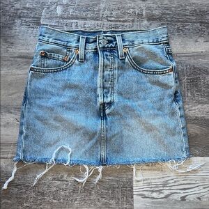 Denim Mini Skirt